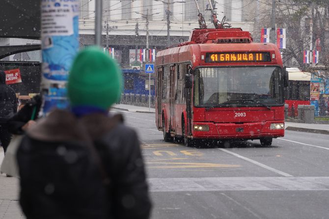 Sneg u Beogradu, zima, hladno vreme