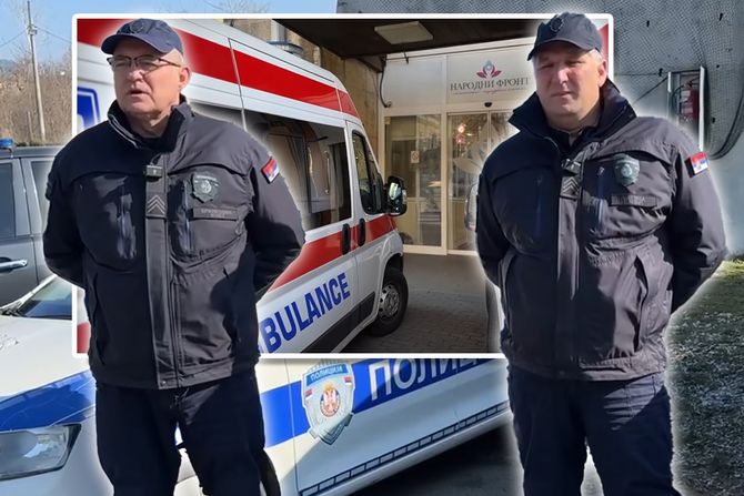 MUP policija patrola Narodni front porodilište beba MUP policija patrola Narodni front porodilište beba