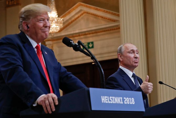 Donald Tramp i Vladimir Putin