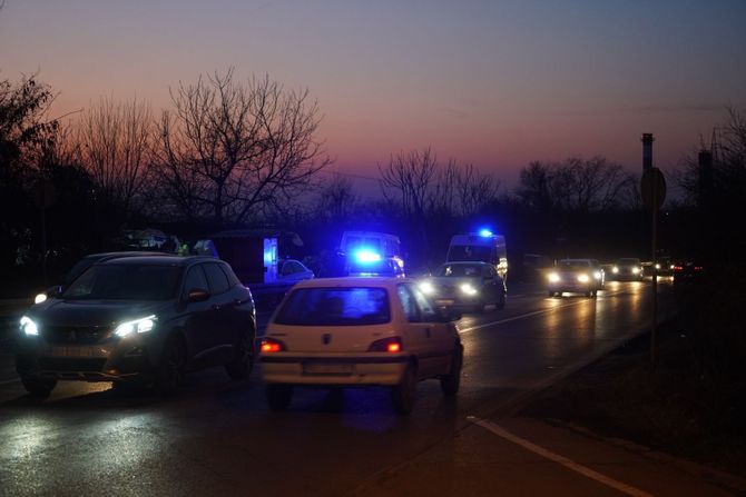 Ibarska magistrala požar