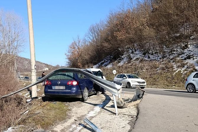 Novi Pazar, saobraćajna nesreća na magistralnom putu