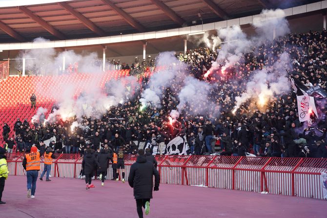 FK Crvena zvezda fk partizan derbi