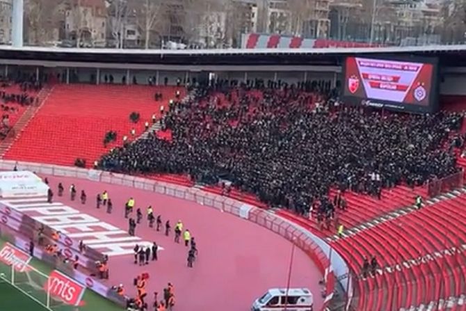 Grobari, FK Partizan - FK Crvena zvezda