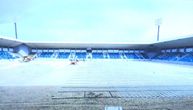 Zaledio se novi stadion u Zaječaru: Odložen meč OFK Beograd - Železničar