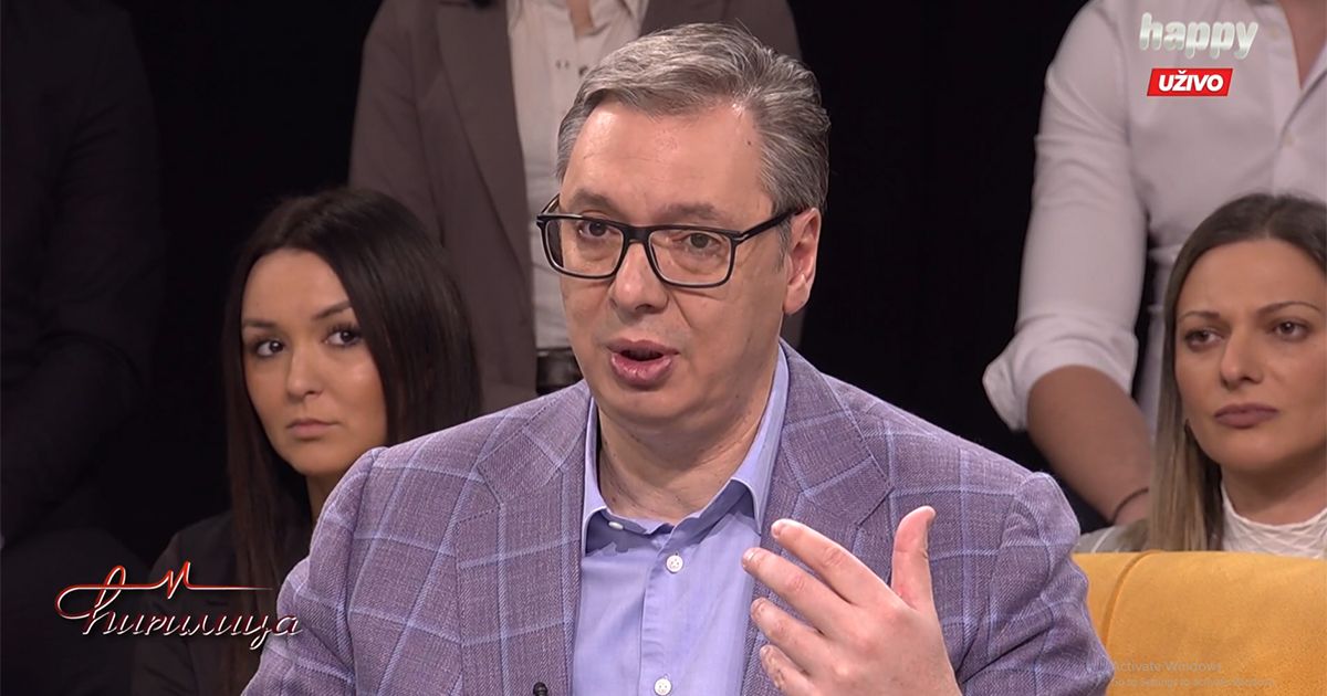 "Sinoć sam dobio najnovija istraživanja" Vučić otkrio brojke o rejtingu stranaka