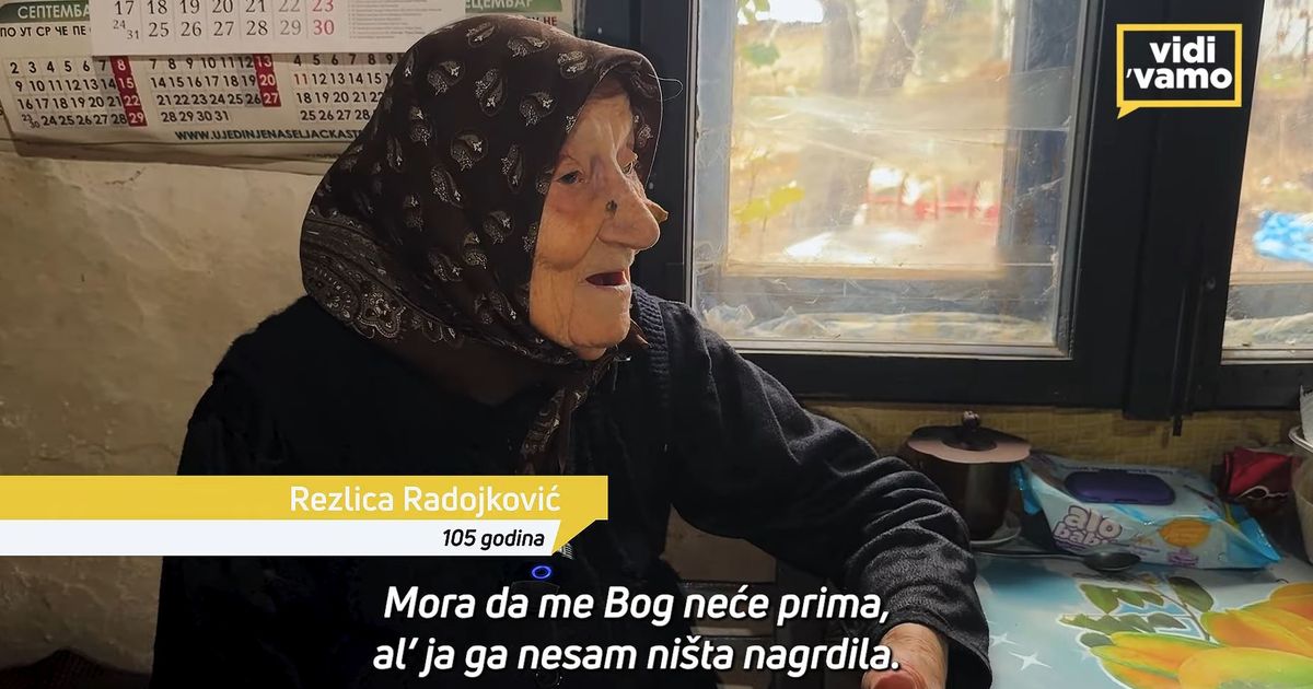 Baka Rezlica (105) iz Svrljiga preživela i napad vola: Tvrdi da je ovo ključno za dug vek, a nije zdrava hrana