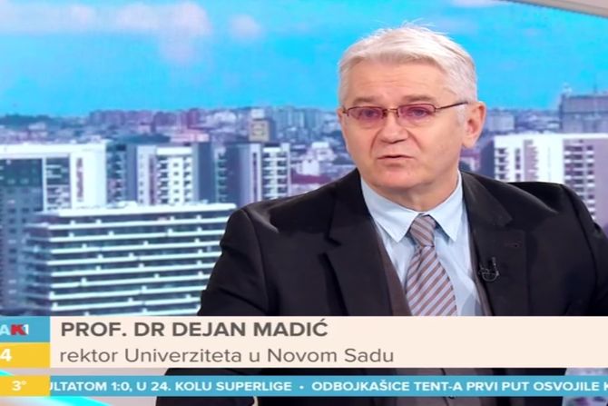 prof. dr DejanaVuk Stanković i prof. dr Dejan Madić u emisiji "Uranak"