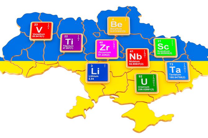 Retki metali i minerali u Ukrajini