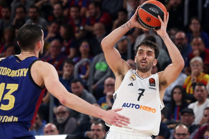 Fakundo Kampaco, Tomas Satoranski, El Klasiko, KK Barselona, KK Real Madrid