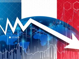 Francuska, inflacija, pad