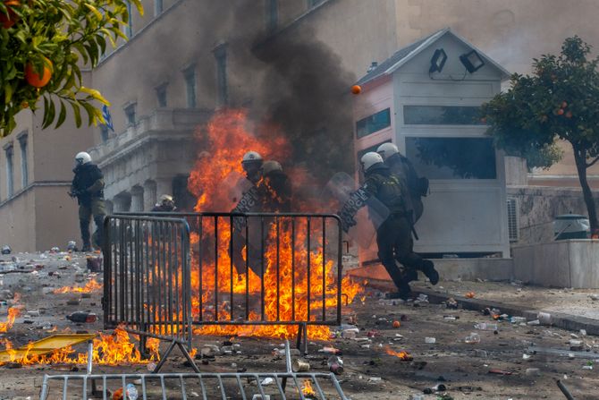 Protesti u Grčkoj