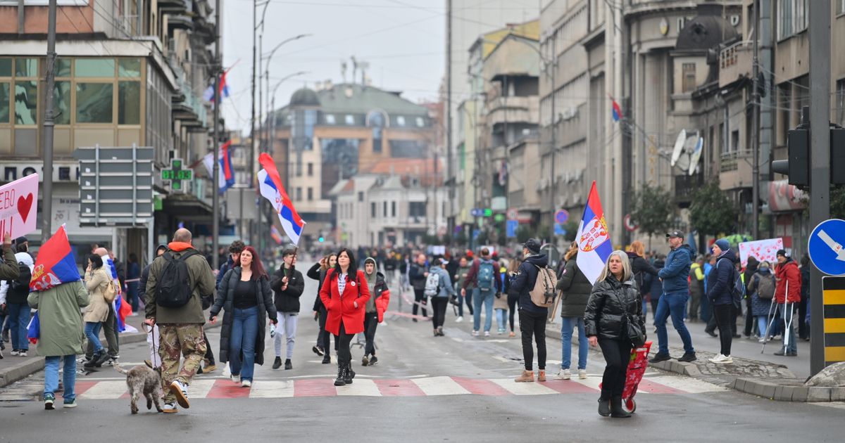 U Nišu protest studenata u blokadi, blokiran centar grada