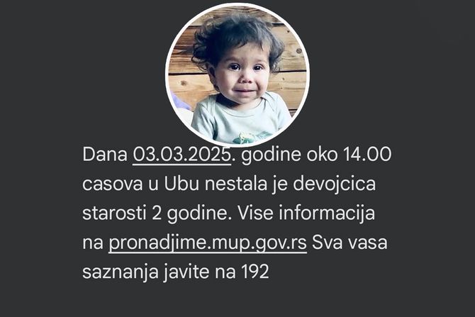 Dunja Marković, Ub, nestalo dete, nestala devojčica, pronađi me Dunja Marković, Ub, nestalo dete, nestala devojčica, pronađi me