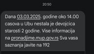 Ovako izgleda poruka koja je večeras podigla Srbiju na noge