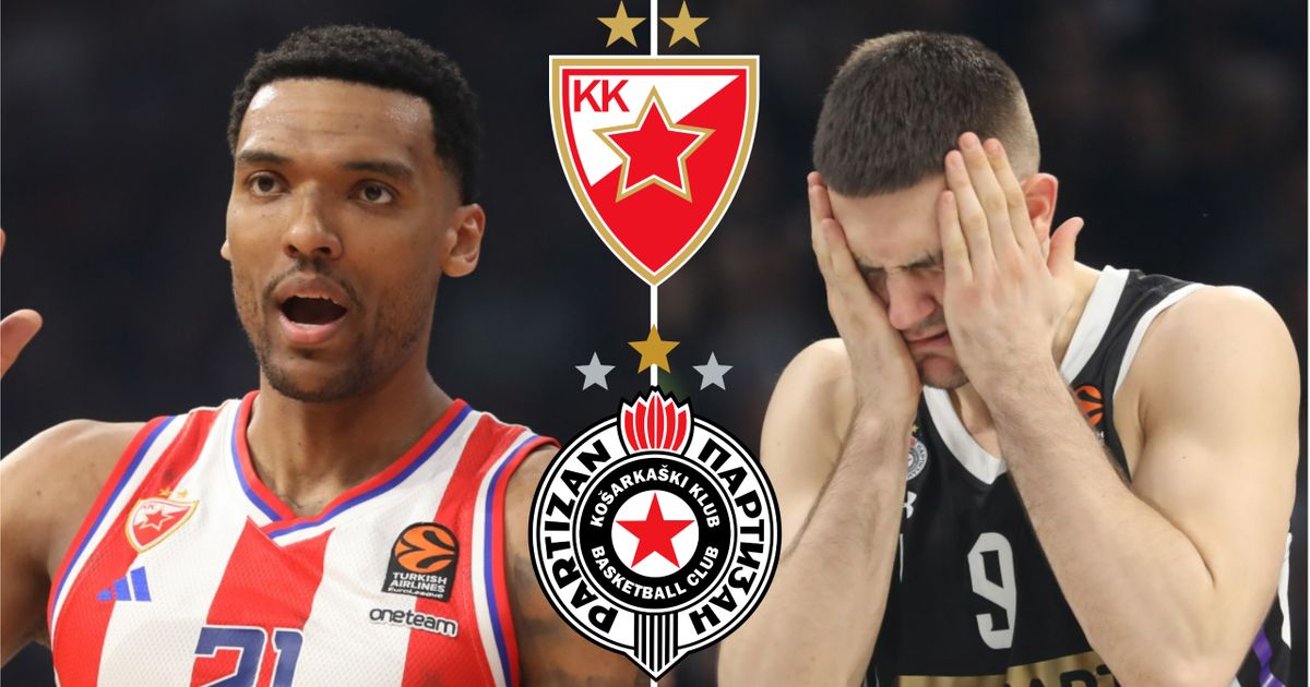 Ko ima teži raspored do kraja Evrolige - Zvezda ili Partizan? Superkompjuter dao svoju procenu