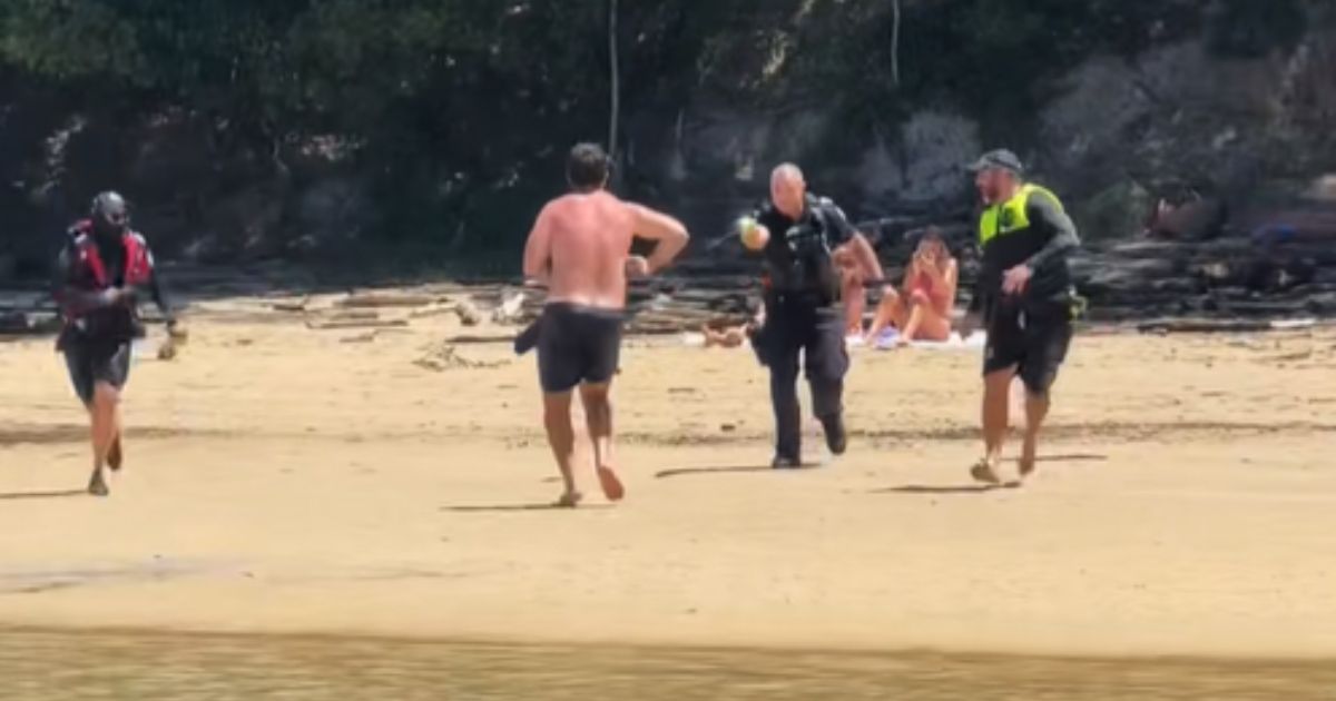 Policajci ga jurili 3 sata po plaži, sevali šamari i udarci: Izgleda kao scena iz akcionog filma, ali nije