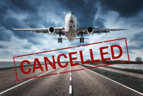 Gužva na aerodromu, okazani letovi