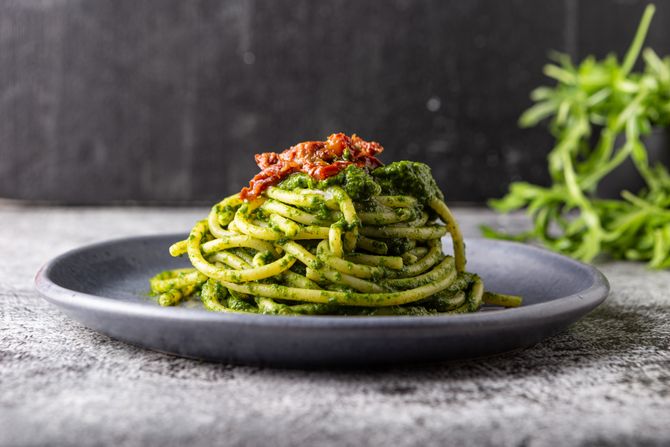 Vege pesto pasta