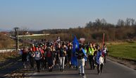 Protesting students from other parts of Serbia set out on foot for Belgrade, to attend March 15 rally