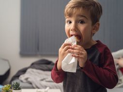 Dete, dečak jede, jelo, hrana