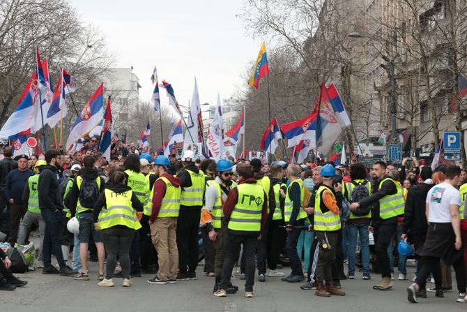 protesti, pionirski park, blokade