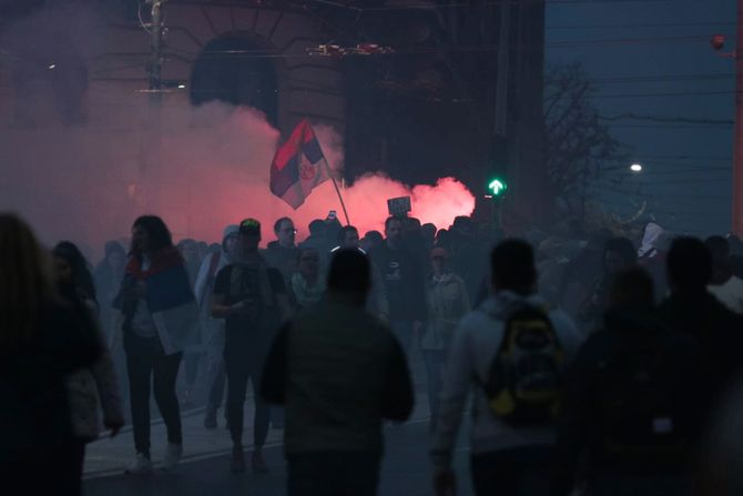 Beograd, protesti blokade 15.mart Beograd, protesti blokade 15.mart