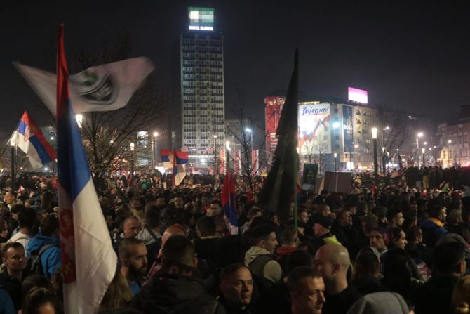 Beograd, protesti blokade 15.mart