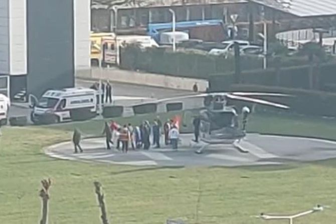 Požar kočani helikopter