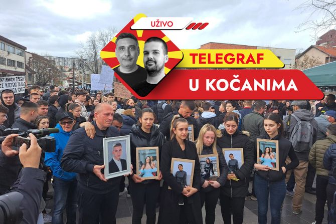 Kočani protest zbog požara u diskoteci