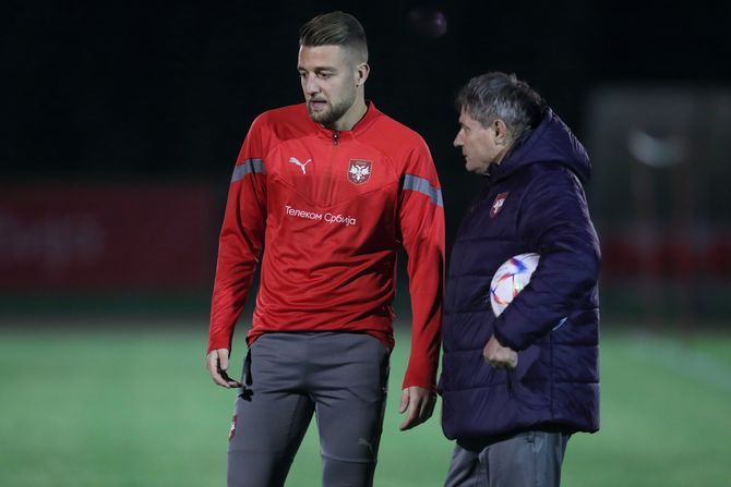 Dragan Stojković Piksi, Sergej Milinković Savić, Fudbalska reprezentacija Srbije