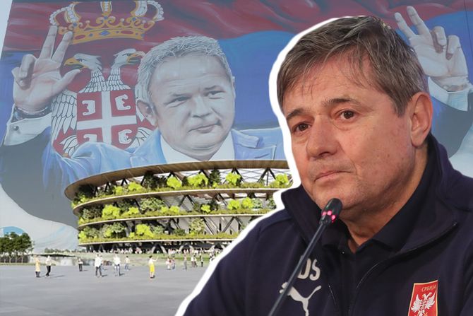 Dragan Stojković Piksi i stadion Siniša Mihajlović Dragan Stojković Piksi i stadion Siniša Mihajlović