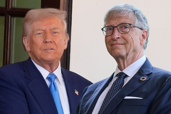 Donald Tramp Bill Gates Bil Gejts