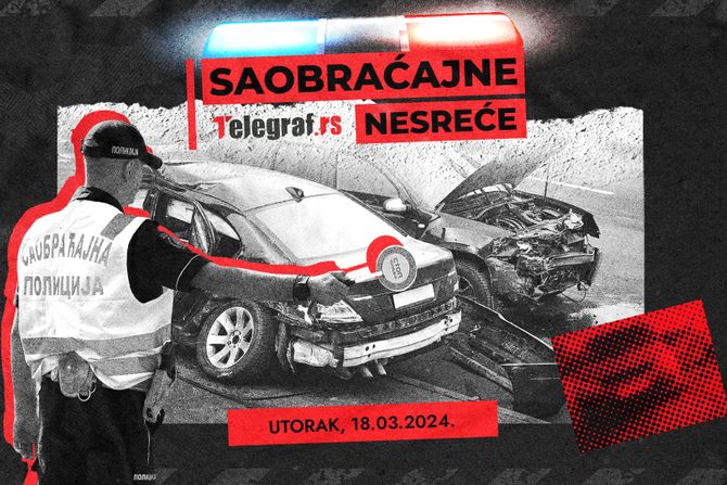 Saobraćajne nesreće za 18.03. Saobraćajne nesreće za 18.03.