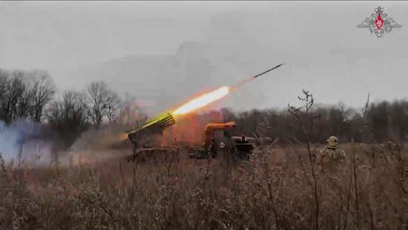 Grad self-propelled multiple rocket launcher Rusija rat u Ukrajini Grad self-propelled multiple rocket launcher Rusija rat u Ukrajini