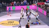 Jeziv pad na meču Partizan - Efes: Centar tresnuo leđima o parket, uvijao se od bolova i morao brzo na klupu