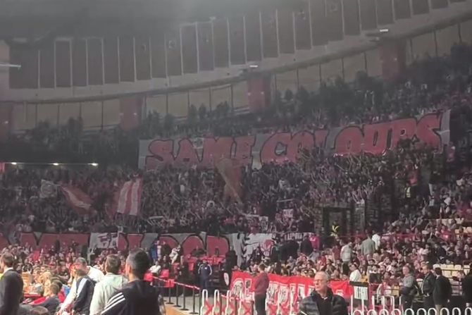 Grobari, KK Olimpijakos - KK Crvena zvezda