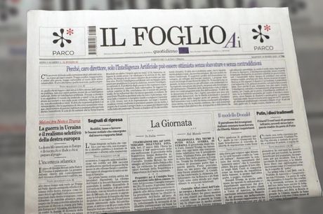 Italijanski list ''Foljo'' prvi u svetu objavio AI izdanje Italijanski list ''Foljo'' prvi u svetu objavio AI izdanje