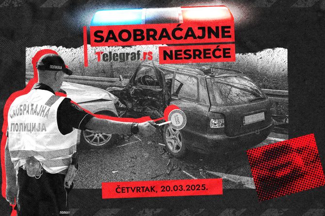 saobraćajne nesrece za 20.mart