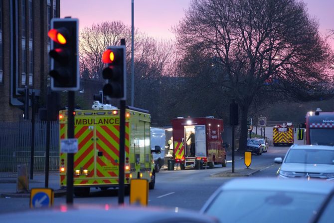 Hitrou aerodrom požar London