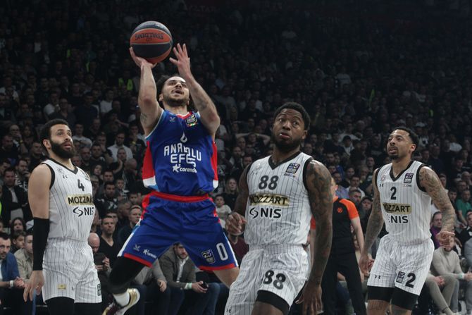 KK Partizan - KK Efes , Evroliga