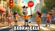 ZEBRA ZELE: Upoznajte preslatku zebricu koja pomaže deci da prelaze ulicu od kuće do škole