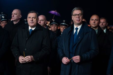 Obeležavanje Dana sećanja na stradale u NATO agresiji, Milorad Dodik  i Aleksandar Vučić Obeležavanje Dana sećanja na stradale u NATO agresiji, Milorad Dodik  i Aleksandar Vučić