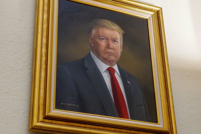 Portret Donald Trump