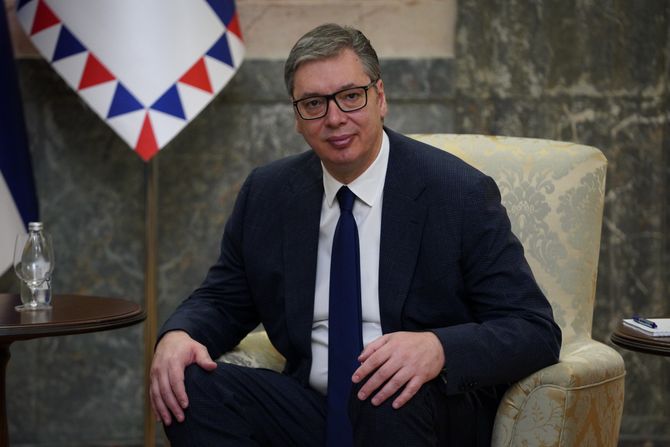 Aleksandar Vučić i Peter Sorensen Aleksandar Vučić i Peter Sorensen