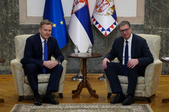 Aleksandar Vučić i Peter Sorensen