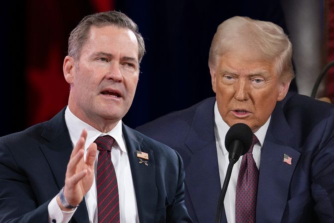 Majk Volc i Donald Tramp Majk Volc i Donald Tramp
