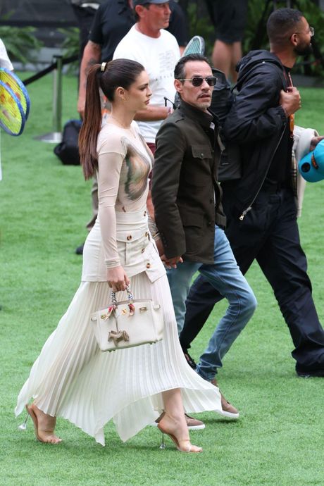 Mark Entoni na meču Novaka Đokovića