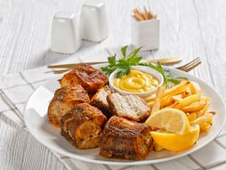 pržena riba, pohovana riba, pržena i pohovana riba, oslić, recept za oslić