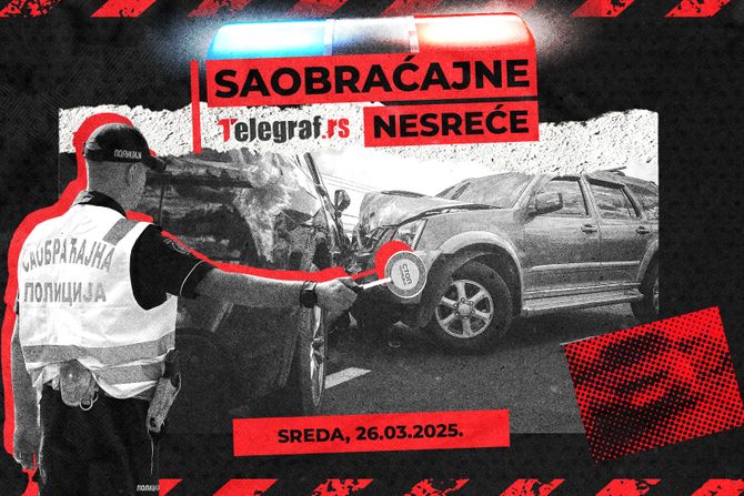 Saobraćajne nesrece za 26.03 Saobraćajne nesrece za 26.03