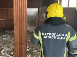 Požar, Golija, ilustracija, vatrogasac, kuća, izgorela